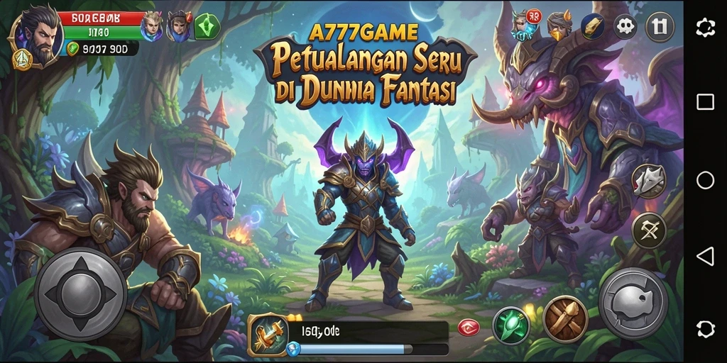Screenshot gameplay A777GAME yang menunjukkan petualangan seru dan grafis yang memukau.