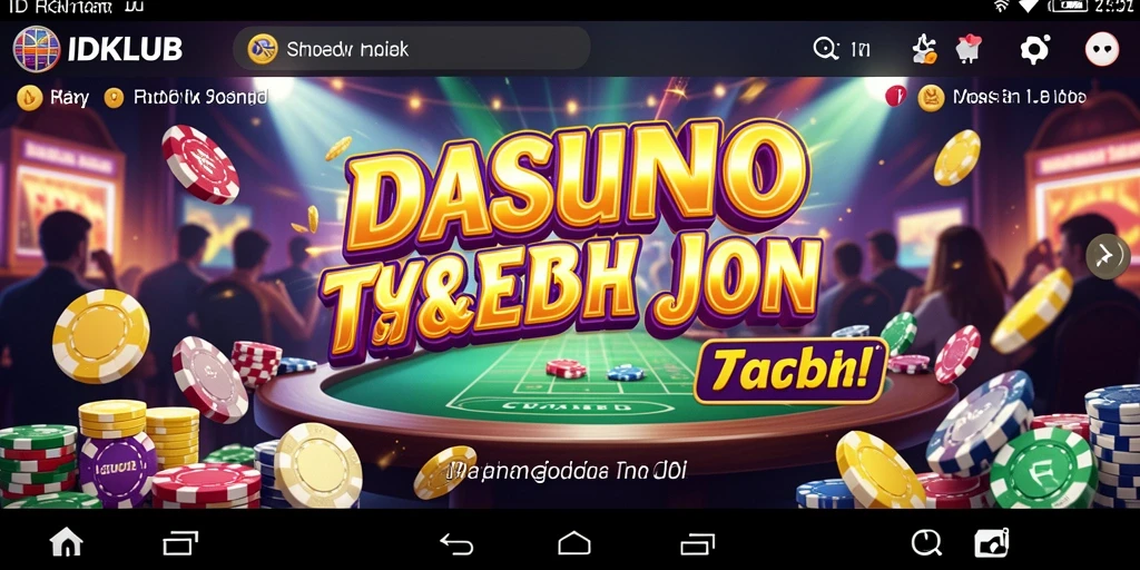 Tampilan gameplay menarik dari aplikasi IDKLUB yang menyenangkan.