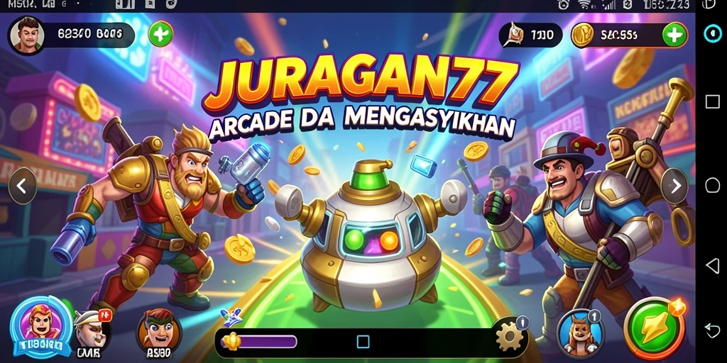Tampilan gameplay seru dalam JURAGAN77 yang mengasyikkan.