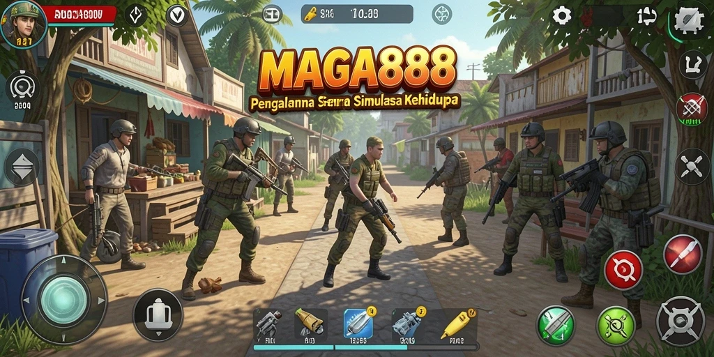 Screenshot gameplay MAGA888 menampilkan simulasi interaktif yang menarik.