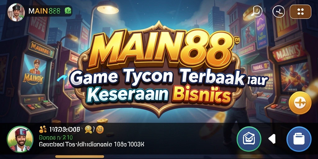 Tampilan gameplay <strong>MAIN88</strong> yang menampilkan pengelolaan bisnis yang menarik.