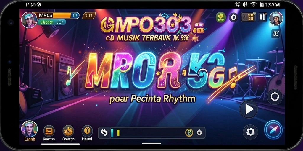 Tampilan gameplay MPO303 yang colorful dan penuh energi.