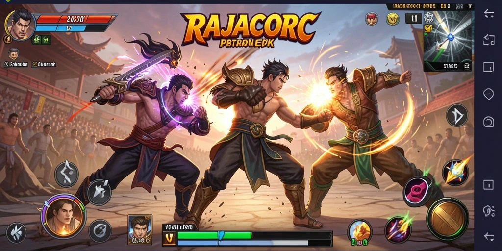 Gameplay seru dan penuh aksi dari RAJACORC.