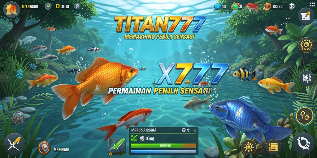 Tangkapan ikan besar di TITAN777 dengan latar yang menakjubkan.